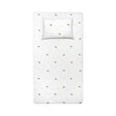 Happy Tony 100% Organic Cotton Kids' Fitted Sheet Set 100 x 200 cm