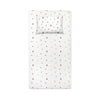 Forest Amigos 100% Cotton Combed Baby Fitted Sheet Set - 70x140x20 cm + 35x45 cm