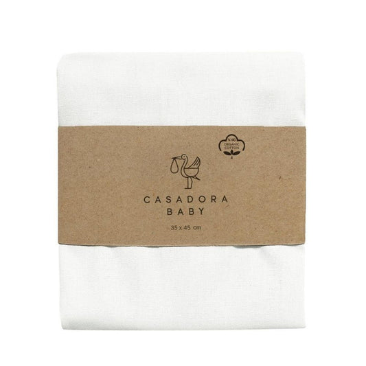 Organic 100% Cotton Ranforce 35x45cm Pillow Case – White