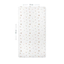 Forest Amigos %100 Organik Pamuk Lastikli Bebek Çarşafı 70x140cm