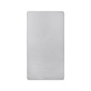 Gri %100 Organik Pamuk Lastikli Bebek Çarşaf 70 x 140 cm