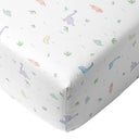 Dino 100% Organic Cotton Kids' Fitted Sheet 120 x 200 cm