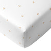 Gazelle 100% Cotton Satin Baby Fitted Sheet - 70x140 cm