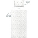 Circus 100% Organic Cotton Baby Fitted Sheet Set 70 x 140 cm