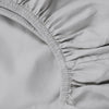 Grey 100% Cotton Satin Elastic Baby Sheet - 100x200cm