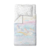 Astra 100% Organic Cotton Satin Single Children's Duvet Cover Set