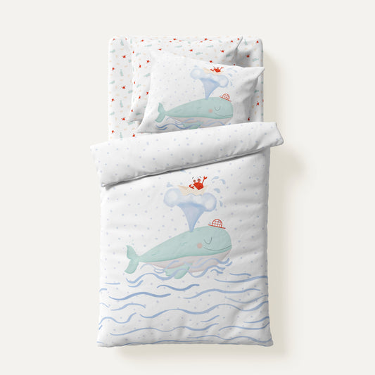 Boubou 100% Organic Cotton Satin Baby Bedding Set