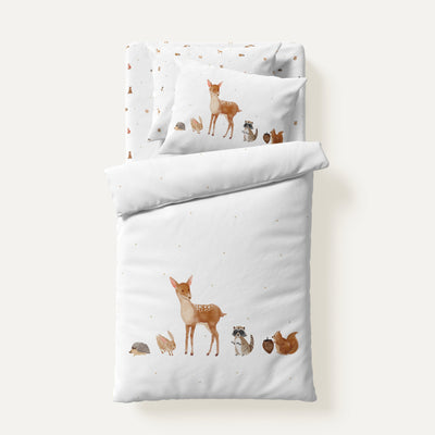 Forest Amigos %100 Organik Pamuk Bebek Nevresim Takımı 100x150cm