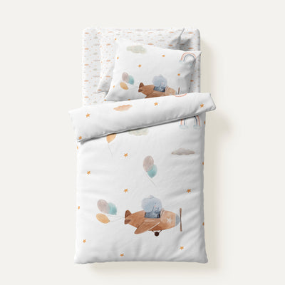 Happy Tony %100 Organik Pamuk Bebek Nevresim Takımı 100x150cm