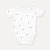 Aqua 100% Organic Cotton Baby Bodysuit