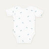 Aqua 100% Organic Cotton Baby Bodysuit