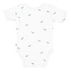 Aqua 100% Organic Cotton Baby Bodysuit