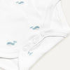 Aqua 100% Organic Cotton Baby Bodysuit