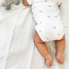 Aqua 100% Organic Cotton Baby Bodysuit