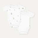 Circus %100 Organik Pamuk 2'li Kısa Kollu Bebek Body Seti