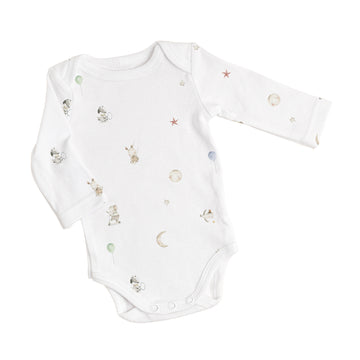 Circus 100% Organik Pamuk Uzun Kollu Bebek Body