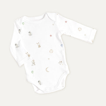 Circus %100 Organik Pamuk Uzun Kollu Bebek Body