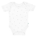 Feather 100% Organic Cotton Short-Sleeve Baby Bodysuit