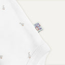 Feather 100% Organic Cotton Long-Sleeve Baby Bodysuit