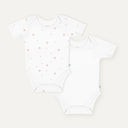 Loulou %100 Organik Pamuk 2'li Kısa Kollu Bebek Body Seti