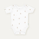 Moni 100% Organic Cotton Short-Sleeved Baby Bodysuit