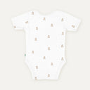 Moni 100% Organic Cotton Short-Sleeved Baby Bodysuit