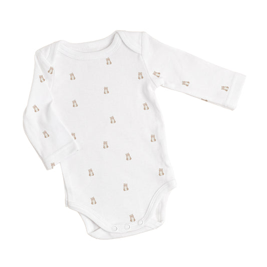 Moni %100 Organik Pamuk İnterlok Uzun Kollu Body