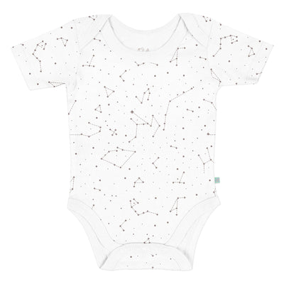 Space Planet 100% Organic Cotton Short-Sleeved Baby Bodysuit