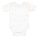 Stars 100% Organic Cotton Short-Sleeve Baby Bodysuit