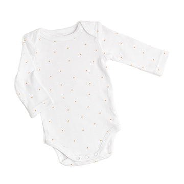 Stars 100% Organik Pamuk Uzun Kollu Bebek Body