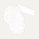 Stars 100% Organic Cotton Long-Sleeve Baby Bodysuit