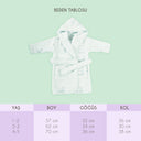 Boubou Nakışlı Bebek & Çocuk Bornozu