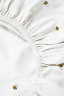 Happy Bee 100% Organic Cotton Kids' Fitted Sheet 100 x 200 cm