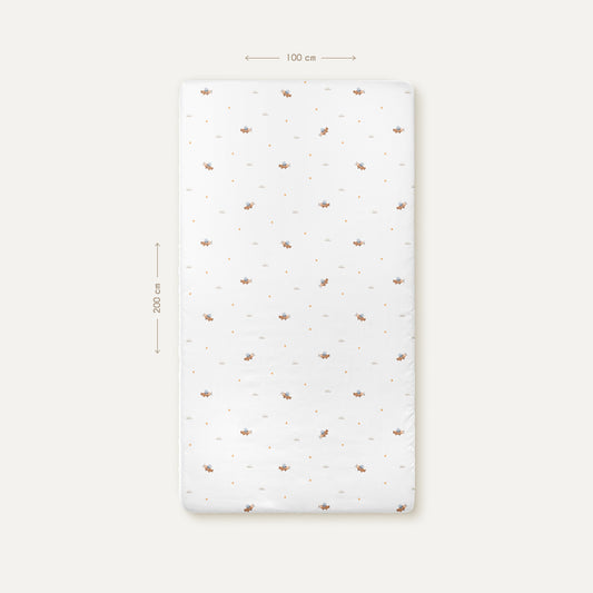 Happy Tony 100% Organik Pamuk Saten Tek Kişilik Çocuk Nevresim Takımı