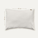 Waffle Poplin Beige 100% Organic Cotton Baby Pillowcase 35 x 45 cm