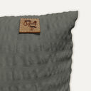 Waffle Poplin Smoke Grey 100% Organic Cotton Kids Pillowcase 50 x 70 cm