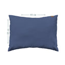 Waffle Poplin Navy Blue 100% Organic Cotton Baby Pillowcase 35 x 45 cm