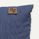 Waffle Poplin Navy Blue 100% Organic Cotton Kids Pillowcase 50 x 70 cm