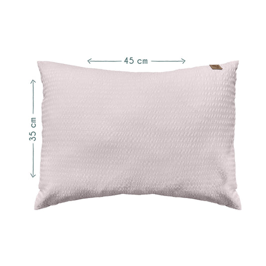 Powder 100% Cotton, Poplin Seersucker Pillow Case - 35x45 cm