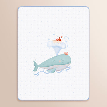 Boubou doppelseitige Musselindecke aus 100 % Bio-Baumwolle