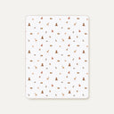 Forest Amigos %100 Organik Pamuk Çift Taraflı Biyeli Müslin Battaniye 90 x 120 cm