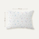 Dino 100% Organic Cotton Kids Pillowcase 50 x 70 cm