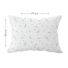 Dino 100% Cotton Satin Baby Pillowcase - 50x70 cm