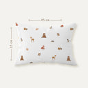 Forest Amigos 100% Organic Cotton Baby Pillowcase 35 x 45 cm