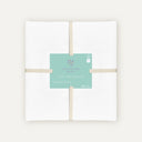 Gofre Beyaz %100 Organik Pamuk Çocuk Lastikli Çarşaf Seti  100 x 200 cm