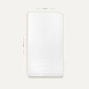 Waffle White 100% Organic Cotton Kids' Fitted Sheet Set 100 x 200 cm