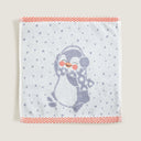 Pingu Lilac 100% Organic Cotton Hand Towel 30 x 30 cm