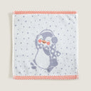 Pingu Purple %100 Organik Pamuk El Havlusu 30 x 30 cm