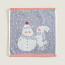Snow Purple 100% Organic Cotton Hand Towel 30 x 30 cm