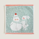 Snow Mint 100% Organic Cotton Hand Towel 30 x 30 cm